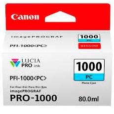 Canon PFI-1000PC Foto cian Cartucho de tinta original 80 ml