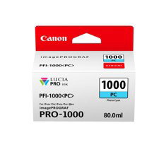 Canon PFI-1000PC Cartucho de Tinta Foto Cian 80 ml para imagePROGRAF PRO-1000