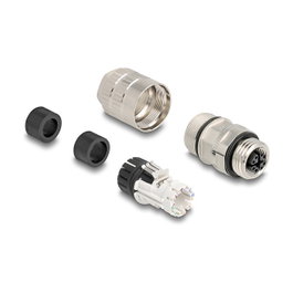 DeLOCK 86056 Conector M12 Hembra 8 Pin X-kodiert Cat.6A
