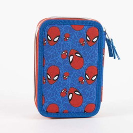 Cerdá Plumier Spiderman Marvel con Accesorios Azul