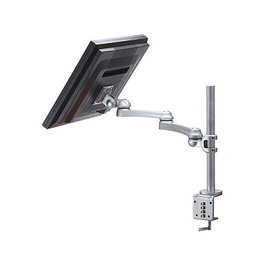 ROLINE 17.03.1132 - Brazo Articulado LCD 4 Gelenke para Montaje en Mesa, Soporte VESA 75x75 / 100x100 mm, Plata