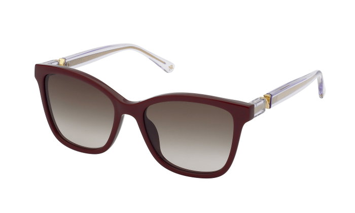 Nina Ricci SNR3575408LA Gafas de sol Rojas con Cristal Marrón Nina Ricci SNR3575408LA Gafas de sol Rojas con Cristal Marrón