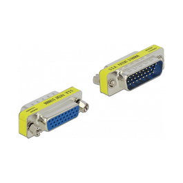 DeLOCK Adaptador D-Sub 26 pines macho a hembra Port Saver 65111 Plata