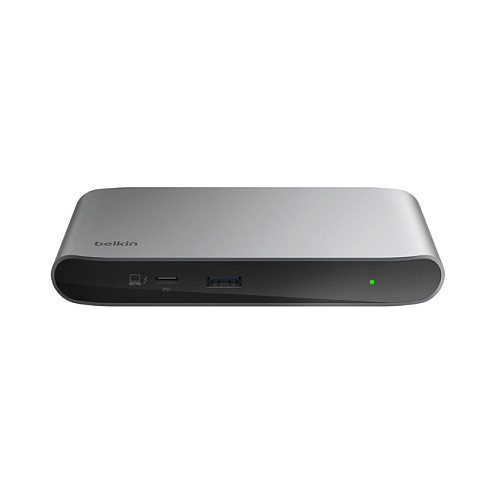 Belkin INC013VFSGY Hub Thunderbolt 4 5 en 1 Core - 4 Puertos Thunderbolt 4, USB 4, USB 3.2 Gen 2, 8K 60Hz, 150W PD, Negro/Gris