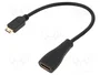 DeLOCK Cable HDMI High Speed mini C a A de 0,23 m