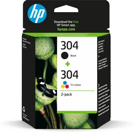 HP Paquete de 2 cartuchos de tinta Original 304 negro/tricolor
