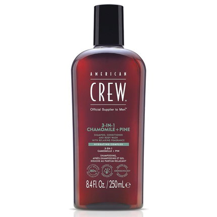 American Crew 3-in-1 Chamomile + Pine Champú 250 ml