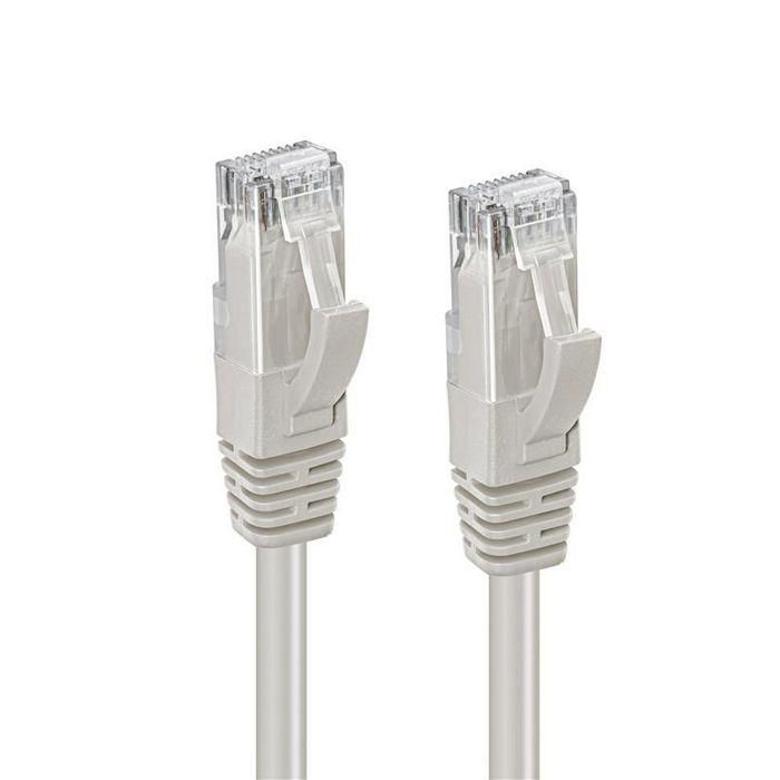 MicroConnect U/UTP CAT5e 8M Gris PVC
