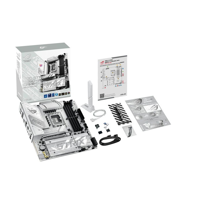 ASUS ROG STRIX B860-G GAMING WIFI LGA 1851 micro ATX Blanco ASUS ROG STRIX B860-G GAMING WIFI LGA 1851 micro ATX Blanco