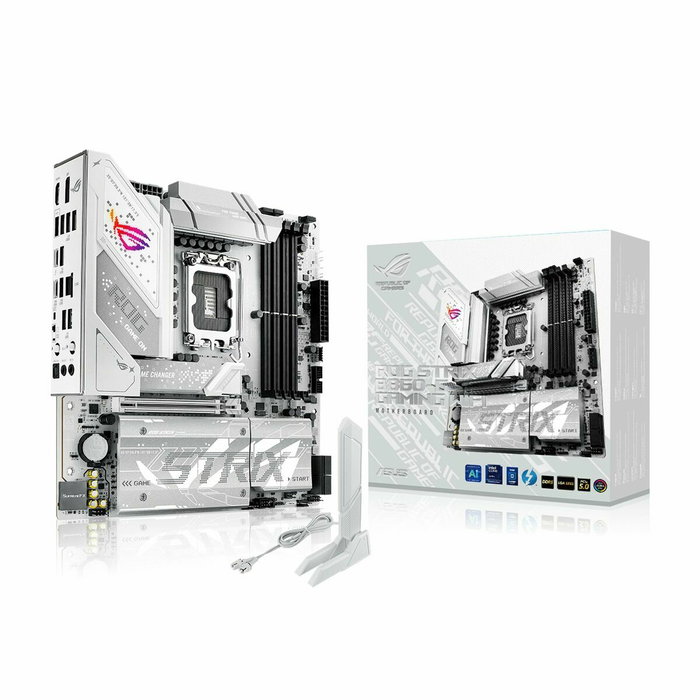 ASUS ROG STRIX B860-G GAMING WIFI LGA 1851 micro ATX Blanco ASUS ROG STRIX B860-G GAMING WIFI LGA 1851 micro ATX Blanco