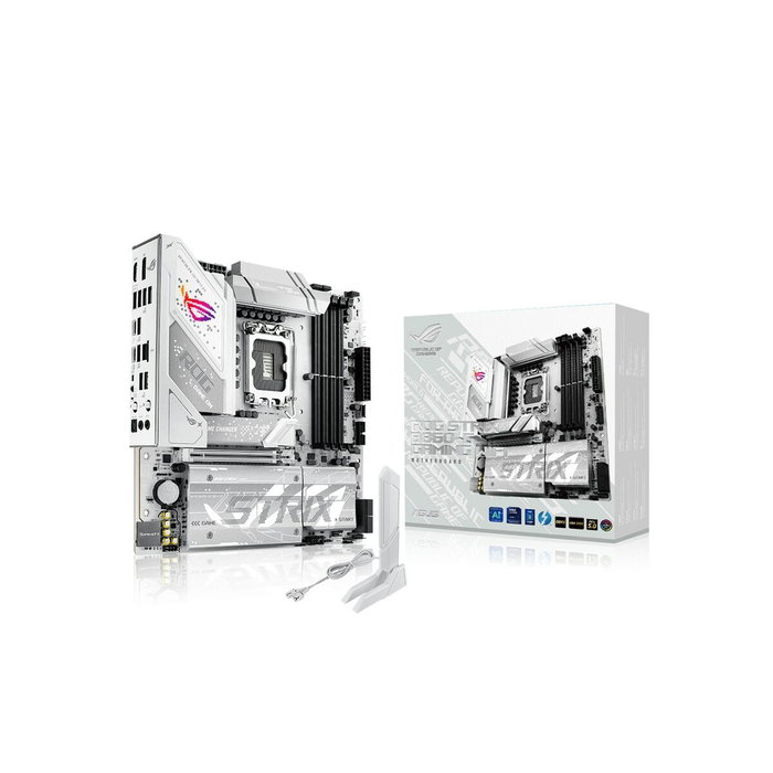 ASUS ROG STRIX B860-G GAMING WIFI LGA 1851 micro ATX Blanco ASUS ROG STRIX B860-G GAMING WIFI LGA 1851 micro ATX Blanco
