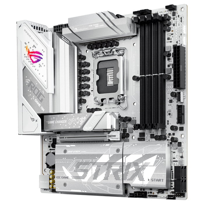 ASUS ROG STRIX B860-G GAMING WIFI LGA 1851 micro ATX Blanco ASUS ROG STRIX B860-G GAMING WIFI LGA 1851 micro ATX Blanco