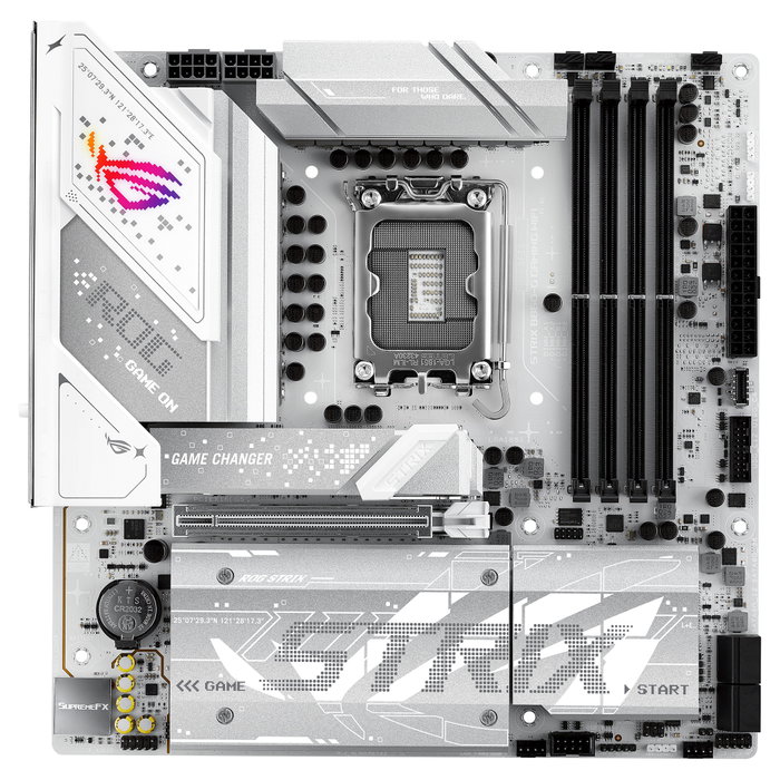 ASUS ROG STRIX B860-G GAMING WIFI LGA 1851 micro ATX Blanco ASUS ROG STRIX B860-G GAMING WIFI LGA 1851 micro ATX Blanco