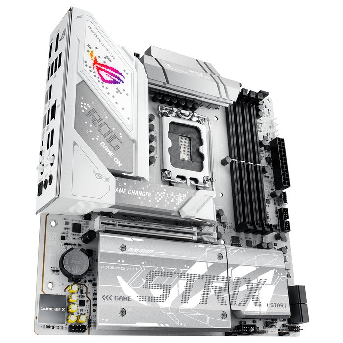 ASUS ROG STRIX B860-G GAMING WIFI LGA 1851 micro ATX Blanco ASUS ROG STRIX B860-G GAMING WIFI LGA 1851 micro ATX Blanco