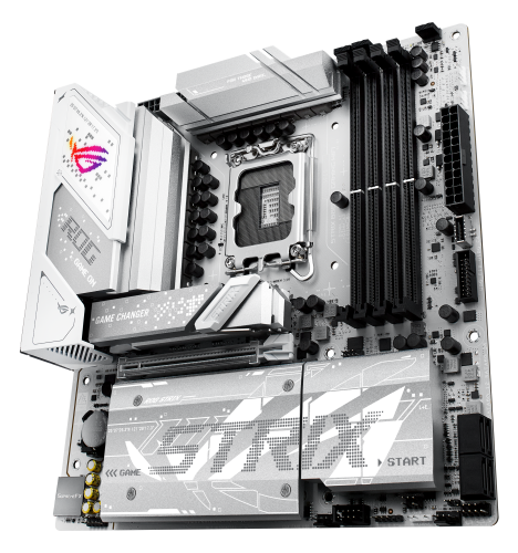 ASUS ROG STRIX B860-G GAMING WIFI LGA 1851 micro ATX Blanco ASUS ROG STRIX B860-G GAMING WIFI LGA 1851 micro ATX Blanco