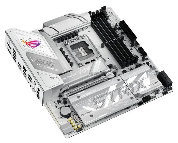 ASUS ROG STRIX B860-G GAMING WIFI LGA 1851 micro ATX Blanco ASUS ROG STRIX B860-G GAMING WIFI LGA 1851 micro ATX Blanco