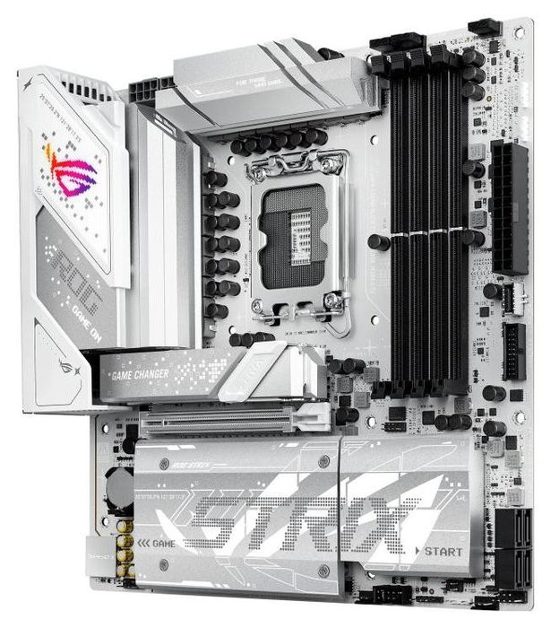 ASUS ROG STRIX B860-G GAMING WIFI LGA 1851 micro ATX Blanco ASUS ROG STRIX B860-G GAMING WIFI LGA 1851 micro ATX Blanco