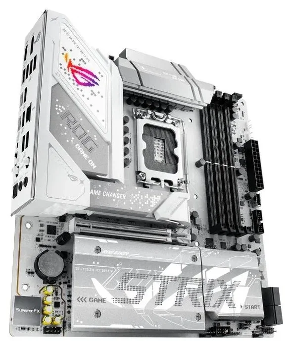 ASUS ROG STRIX B860-G GAMING WIFI LGA 1851 micro ATX Blanco ASUS ROG STRIX B860-G GAMING WIFI LGA 1851 micro ATX Blanco