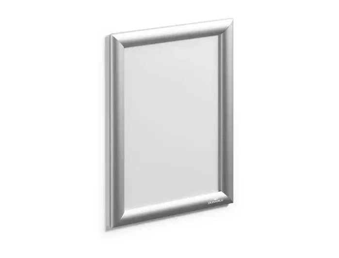 Durable Marco Portaanuncios Exterior Aluminio Anodizado Plata A4 350x260x12 mm Resistente Intemperie Durable Marco Portaanuncios Exterior Aluminio Anodizado Plata A4 350x260x12 mm Resistente Intemperie