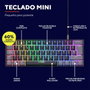 Trust GXT 867 Acira Teclado Gaming Mecánico 60% Negro