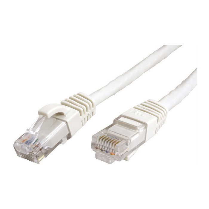 VALUE Patchkabel Cat.6A (Class EA) UTP Blanco, 0,3 m, 10000 Mbit/s, 500 MHz, 21.99.1474