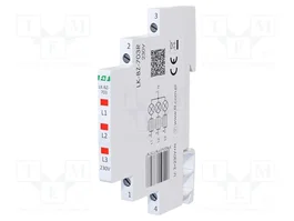 F&F Indicador de tensión 3x230VAC rojo