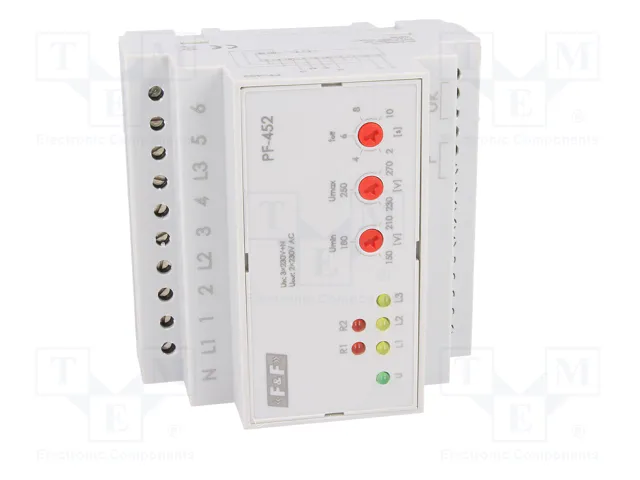 F&F PF-452 Relé de monitorización de tensión 16A