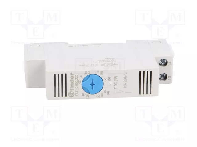 FINDER Termostato 7T NO 10A 250VAC