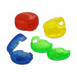 DeLOCK Set de 4 clips marcadores de cables 18292 multicolor