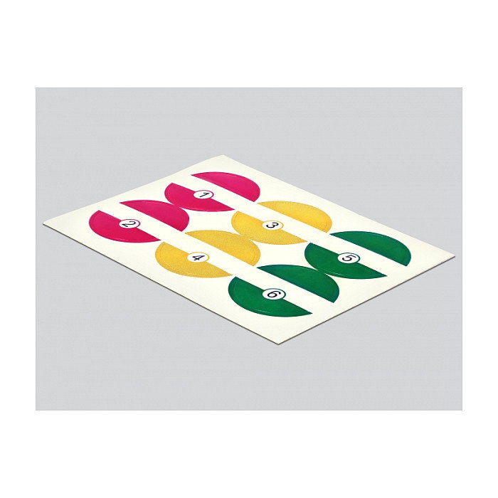 DeLOCK Set de 4 clips marcadores de cables 18292 multicolor