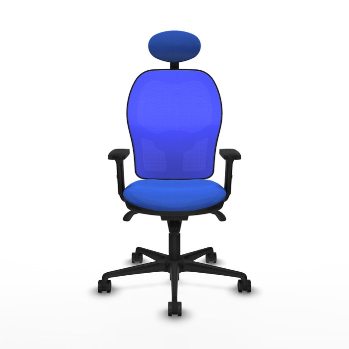 PIQUERAS Y CRESPO Silla de oficina Jorquera Azul con mecanismo Sincro PIQUERAS Y CRESPO Silla de oficina Jorquera Azul con mecanismo Sincro