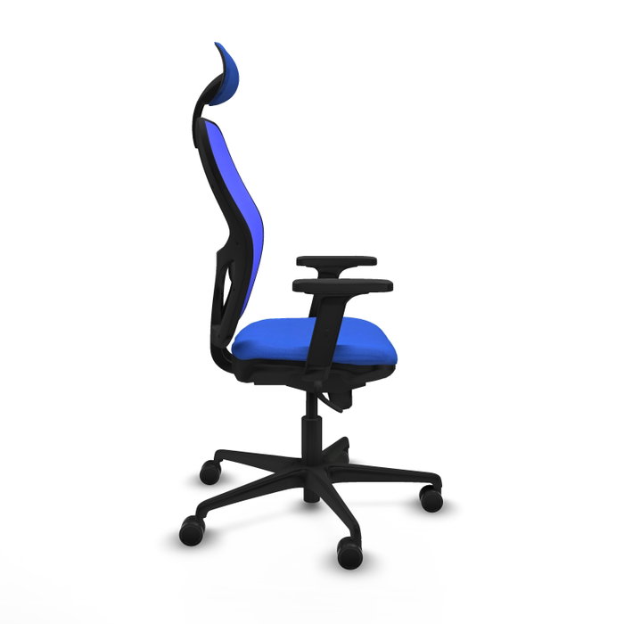 PIQUERAS Y CRESPO Silla de oficina Jorquera Azul con mecanismo Sincro PIQUERAS Y CRESPO Silla de oficina Jorquera Azul con mecanismo Sincro