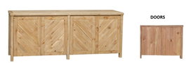 DKD Home Decor Buffet Pino 200x45x80