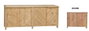 DKD Home Decor Buffet Pino 200x45x80
