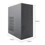 Coolbox M440 Caja PC Micro ATX con Fuente 500W 80+ Bronce Negro