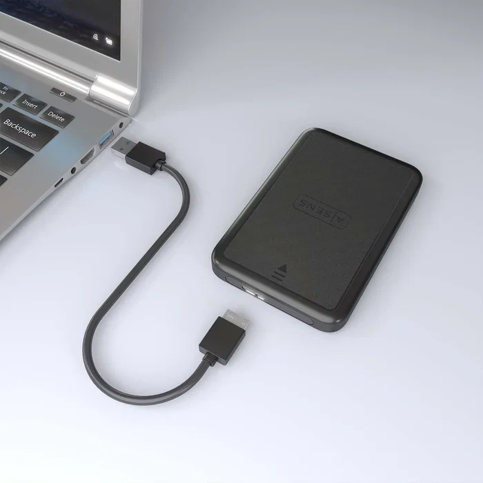 Aisens ASE-2519B Caja Externa para Disco Duro/SSD 2.5 SATA a USB 3.0/3.1 Gen 1, Negra Aisens ASE-2519B Caja Externa para Disco Duro/SSD 2.5 SATA a USB 3.0/3.1 Gen 1, Negra