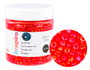 Innspiro Rocalla de vidrio redonda aurora boreale rojo 3,8mm 120g
