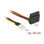 DeLOCK 85511 Cable de alimentación Floppy (4 pines) a SATA de 15 pines