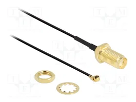 DeLOCK 88825 Cable de antena coaxial MHF (I-PEX) a RF SMA de 0,5 m