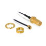 DeLOCK 88825 Cable de antena coaxial MHF (I-PEX) a RF SMA de 0,5 m