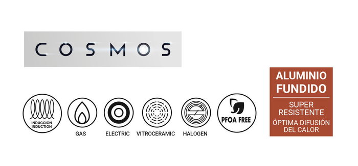 Quttin Sarten Aluminio Fundido Cosmos 20 cm (6 Unidades)