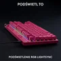 Logitech G Pro X Rapid TKL Teclado Mecánico Gaming Inalámbrico/Bluetooth RGB Switch GX Brown Táctil Magenta
