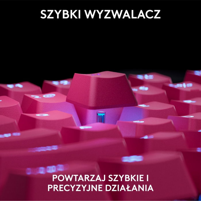 Logitech G Pro X Rapid TKL Teclado Mecánico Gaming Inalámbrico/Bluetooth RGB Switch GX Brown Táctil Magenta Logitech G Pro X Rapid TKL Teclado Mecánico Gaming Inalámbrico/Bluetooth RGB Switch GX Brown Táctil Magenta