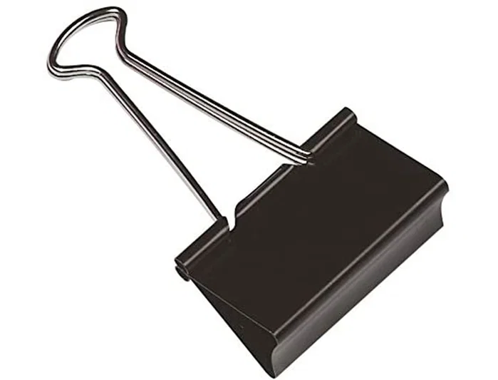 Q-connect Pinza metálica reversible n.1 19 mm, caja de 10 unidades