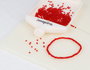Innspiro Rocalla de Vidrio Redonda Glaseado Rojo 2,3mm 120g
