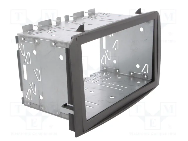 PER.PIC. Bastidor de montaje de radio 2 DIN para Alfa Romeo, negro PER.PIC. Bastidor de montaje de radio 2 DIN para Alfa Romeo, negro