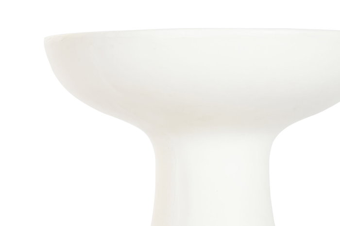 DKD Home Decor Mesita Auxiliar Moderno Blanco 40 x 50.5 x 40 cm