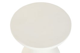 DKD Home Decor Mesita Auxiliar Moderno Blanco 40 x 50.5 x 40 cm