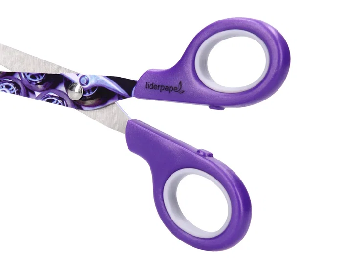 Liderpapel Tijeras X-Games 16cm Hojas Acero Inoxidable Mango Plástico Antipinchazos Uso General