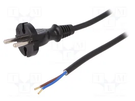 PLASTROL Cable de Alimentación H05VV-F 2x1mm2 1,5m